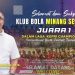 Kado Terindah Buat Pj. Wako Rida Ananda, Club Bola Asal Payakumbuh Minang Sejagad Sukses Juarai International Youth Football Tournament Di Kepri