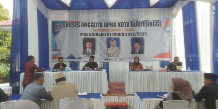 Reses Masa Sidang lll DPRD Bukittinggi, Program Baling Bambu Disosialisasikan