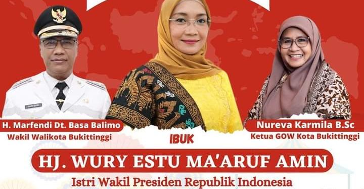 Wako dan Wawako Ucapkan Selamat Datang kepada Ibu Wapres RI