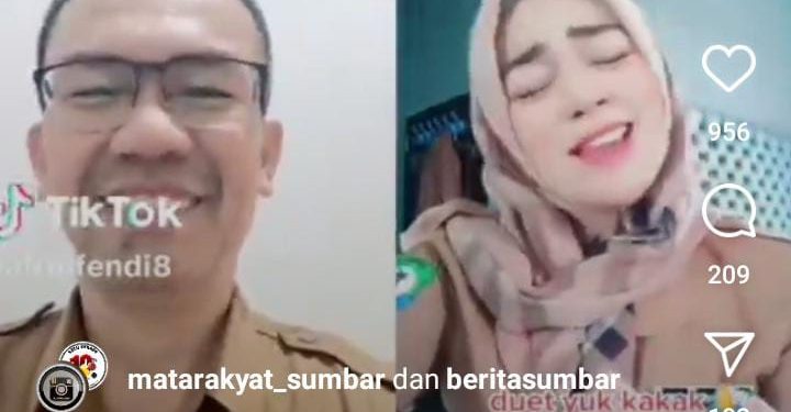 Beredar Video Dangdutan Kadisdik Lima Puluh Kota, Bupati Memberikan Peringatan Keras