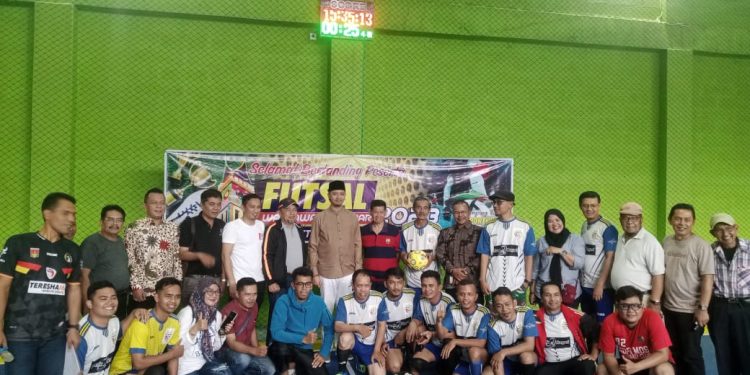Tim Futsal Wartawan Bukittinggi, Payakumbuh dan Sumbar Makan Malam di Rumah dinas Walikota Bukittinggi