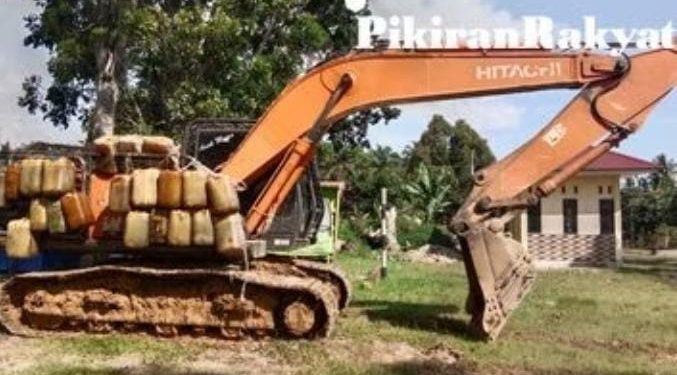Polisi Tangkap Alat Berat Diduga Menambang Liar di Pasaman Barat