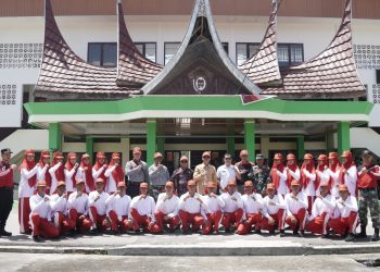 Tinjau Kesiapan Peringatan HUT Ke-78 RI, Bupati Apresiasi Kesiapan Paskibra