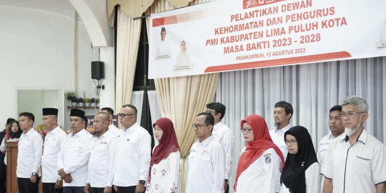 PMI Lima Puluh Kota Tidak Main-Main, Sehari Setelah Pelantikan, Lakukan Orientasi Kepalangmerahan