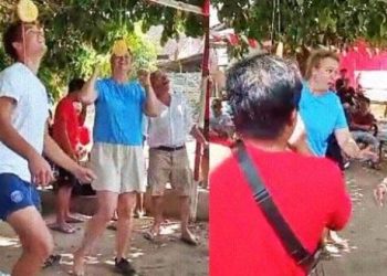 Aksi Kocak bule ikut Lomba 17 Agustus