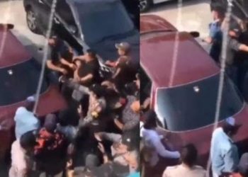 Viral di media sosial anggota TNI Dikeroyok Sejumlah Pria Berseragam Ormas, Korban Alami Luka di Kepala