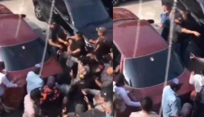 Viral di media sosial anggota TNI Dikeroyok Sejumlah Pria Berseragam Ormas, Korban Alami Luka di Kepala