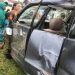 Hilang Kendali Mobil Xenia Terbalik Setelah Menabrak Tiang Listrik di Sungai Limau, Padang Pariaman