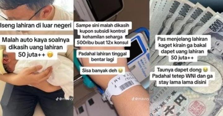 WNI Melahirkan di Jepang dan Dapat Uang 50 Juta serta Kupon Subsidi, Netizen : Semoga Indonesia Bisa Kayak gini