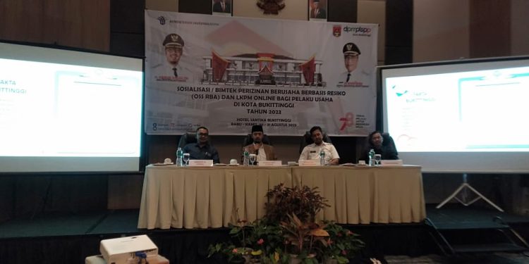 Sosialisasi/Bimtek Perizinan Berusaha Berbasis Resiko, DPMPTSP: Pentingnya NIB