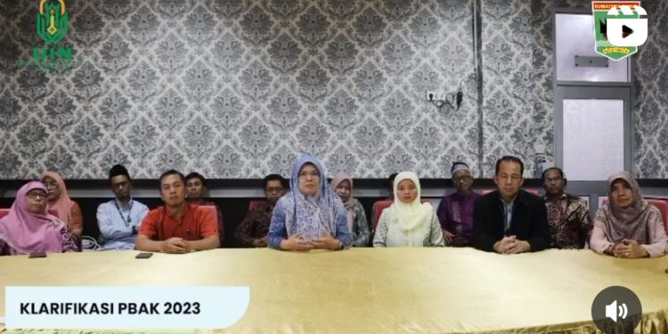 Rektor UIN Bukittinggi Mohon Maaf Kepada Gubernur Sumbar Mahyeldi