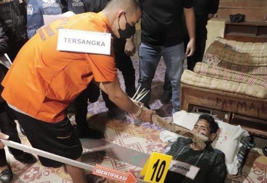 Dalam Rekonstruksi yang digelar Polres Payakumbuh Terungkap Betapa Sadis dan kejinya Kasus Pembunuhan di Akabiluru
