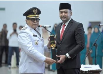 Wagub Audy Resmi Lantik Jasman sebagai Pj Wali Kota Payakumbuh