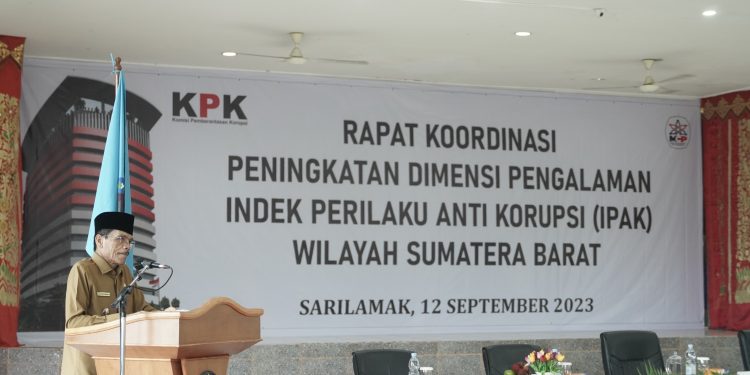 Buka Rakor IPAK, Bupati : IPAK Langkah Penting Capai Masyarakat Bersih dari Korupsi