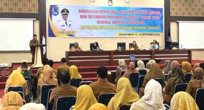 Pemko Payakumbuh Gelar Sosialisasi Untuk JF Se-kota Payakumbuh