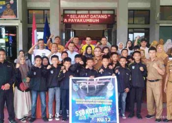 Hebat, Rida Ananda Lepas Kontingen SSB Payakumbuh Ikuti South East Asian Football Talent (SEAFT) Indonesia Road To Vietnam