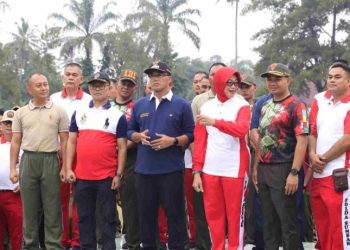 Sambut HUT RI Ke-78, Forkopimda Luak Limo Puluah Gelar Olahraga Bersama