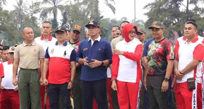 Sambut HUT RI Ke-78, Forkopimda Luak Limo Puluah Gelar Olahraga Bersama