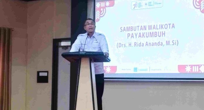 Pengukuhan PMI Kota Payakumbuh Periode 2023-2028, Rida Ananda Optimis PMI Makin Baik