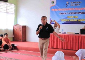 Kadiskominfo Junaidi Jadi Narsum P5 SMAN 5 Payakumbuh
