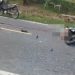 Kecelakaan Sepeda Motor di Dekat SMK N 1 Batipuh, Kabupaten Tanah Datar