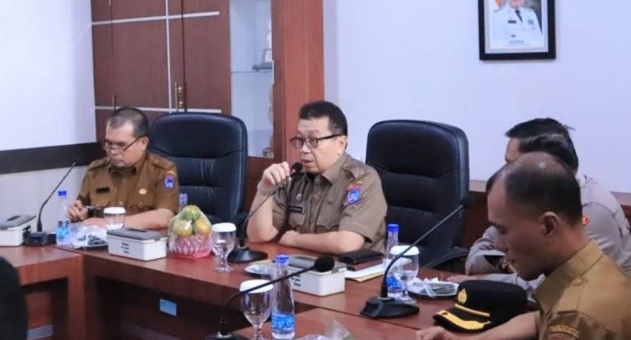 Pj Wako Jasman Ikuti Rakor Pengendalian Inflasi Bersama Mendagri