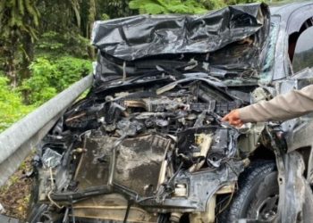 Lima Kendaraan Terlibat Kecelakaan Beruntun di Sitinjau Lauik, Tidak Ada Korban Jiwa