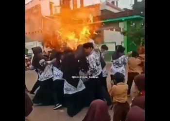 Viral Ledakan Balon Gas saat Perayaan Hari Guru di Bekasi Melukai Sejumlah Orang