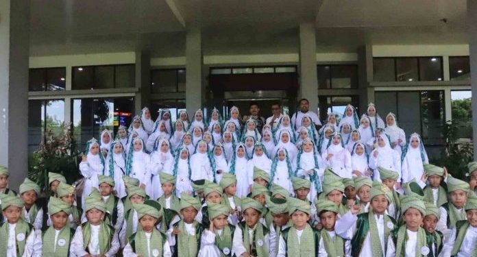 Pemko Payakumbuh Sambut Kedatangan Pawai Ta’aruf SD IT Raudhatul Jannah