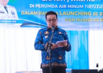 Pj Wako Payakumbuh Jasman Hadiri Launching Smart Water Company (SWC) PAMTIGO
