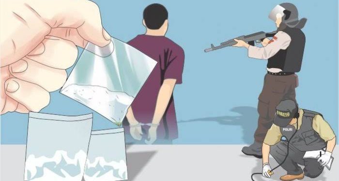 Sat Resnarkoba Polres Padang Pariaman Ringkus Dua Pemuda Terlibat Penyalahgunaan Ganja