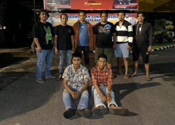 Tim Klewang Polresta Padang Berhasil Mengamankan Dua Tukang Palak di Pantai Padang