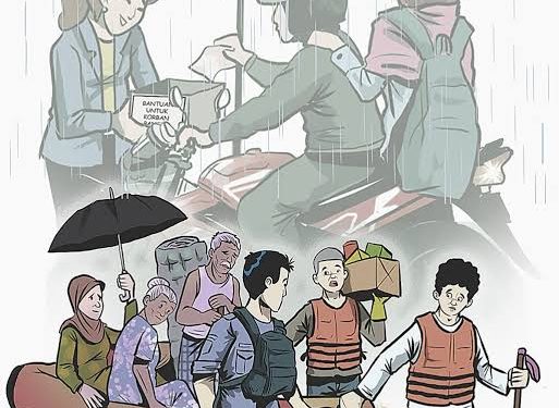 Korban Banjir di Solok Mengaku Bantuan Banjir Belum Diterima