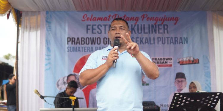 Yongki Arisandi,Dewan Pembina Gigih Berani 08 Prabowo-Gibran, Gelar Festival Kuliner Mungka