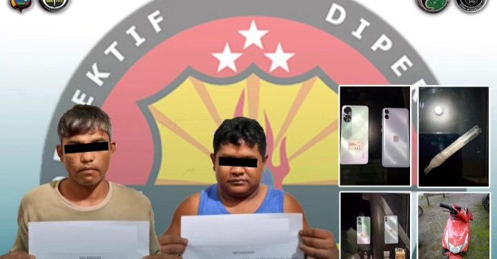 Belum Sempat Nikmati Sabu, Dua Pria Keburu Ditangkap Polisi di Kelurahan Bulakan Balai Kandi Kecamatan Payakumbuh Barat