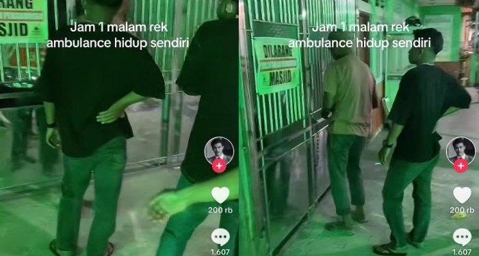 Viral! Kejadian Misterius Sirine Ambulans Menyala Sendiri di Payakumbuh