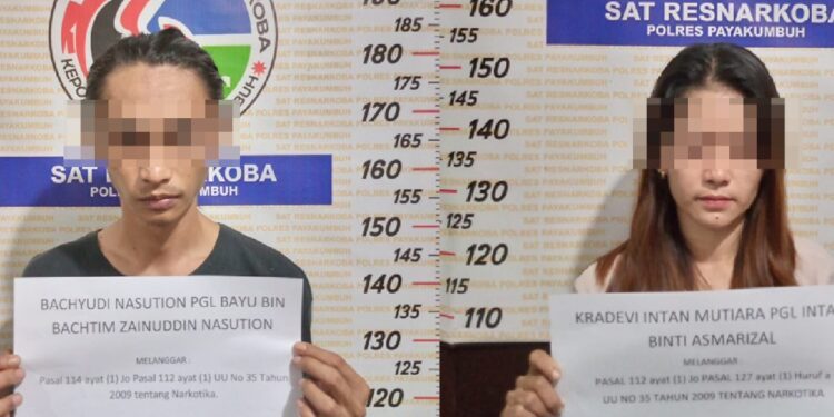 Pasangan Kekasih Terlibat Skandal Narkoba: Polisi Gerebek 14 Paket Sabu di Lareh Sago Halaban Limapuluh Kota