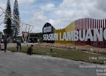 Walikota Bukittinggi Tinjau Lokasi Pusat Kuliner Terbesar, Stasiun Lambuang