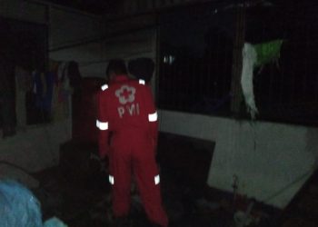 Kebakaran Rumah di Bukittinggi PMI Tanggap Cepat