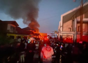 Dua Unit Rumah Hangus Terbakar di Tangah Jua Bukittinggi