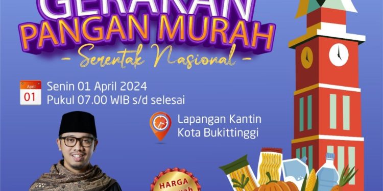 Pemerintah Kota Bukittinggi Himbau Masyarakat Ikuti Gerakan Pangan Murah