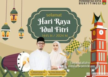 Pemerintah Kota Bukittinggi Mengucapkan Selamat Idul Fitri 1445 H