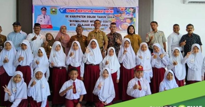 Dispersip Kabupaten Solok Gelar Lomba Bertutur dan Karnaval Literasi