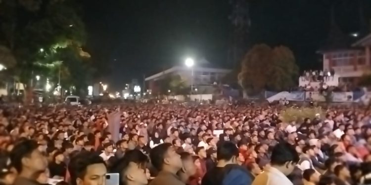 Semangat Menggebu di Bukittinggi Saat Nobar Piala AFC U-23 2024
