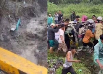 Tragedi di Tanah Datar: Operator Ekskavator Tewas Terseret Banjir Lahar Dingin