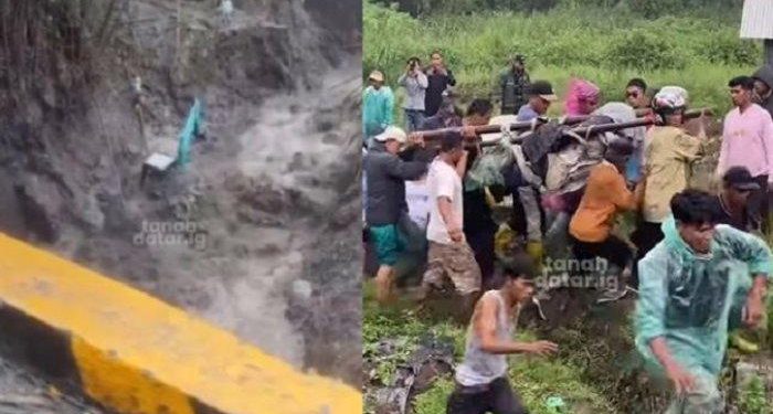 Tragedi di Tanah Datar: Operator Ekskavator Tewas Terseret Banjir Lahar Dingin