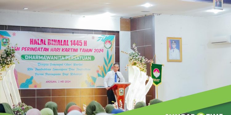 Sembari Peringati Hari Kartini, Dharma Wanita Persatuan Kabupaten Solok Gelar Halal Bihalal