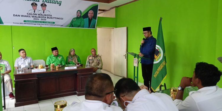Manfaatkan Kesempatan dengan Baik, Walikota Bukittinggi Daftar ke PPP
