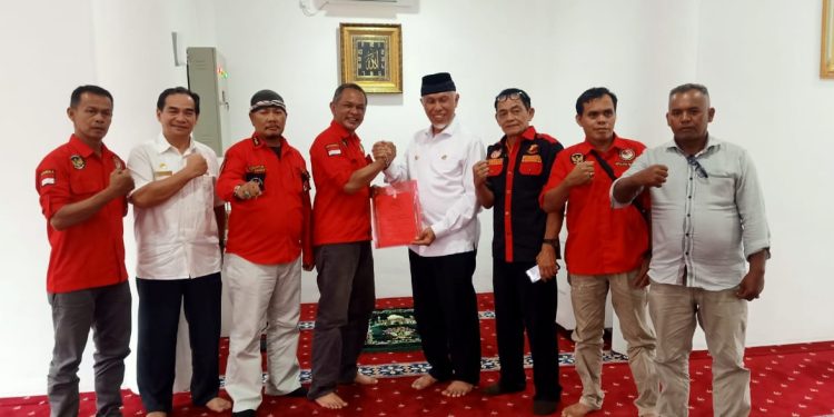 DPW Setya Kita Pancasila Sumbar Bersilaturrahmi dengan Gubernur