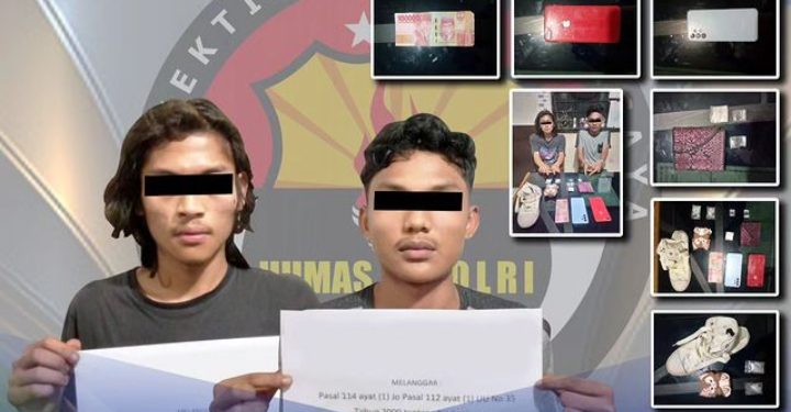 Nekat Dua Remaja di Piladang Ditangkap Polisi Saat Tunggu Pembeli Jajakan Barang Terlarang